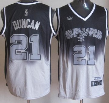 Camiseta Duncan #21 Desvanecida Moda Gris